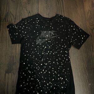 Men’s Nike Black Speckled Logo Tee Size Small